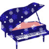 雪とピアノ